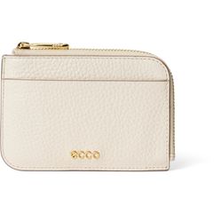 ECCO Card Case Zipped Pebbled Leather