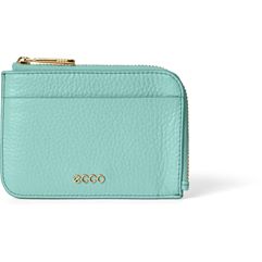 ECCO Card Case Zipped Pebbled Leather