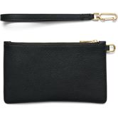 ECCO Wristlet Soft Pebbled Leather (Black)