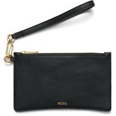 ECCO Wristlet Soft Pebbled Leather (Black)