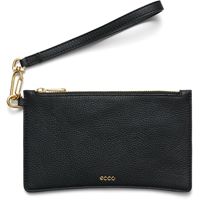 ECCO Wristlet Soft Pebbled Leather (Black)