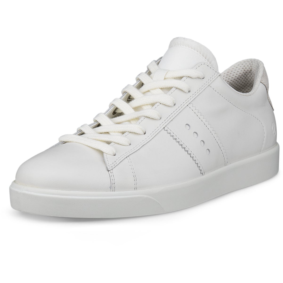 ECCO｜SNEAKERS (STREET LITE W (212803-59390)) Women's ECCO® Street Lite Leather Sneaker | White