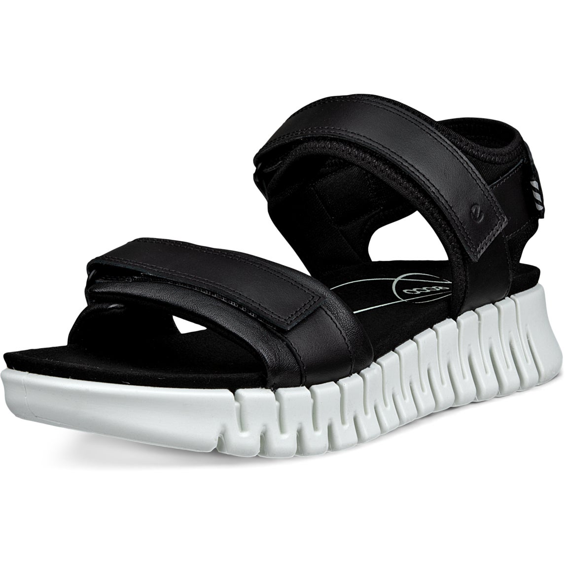 ECCO GRUUV SOL W サンダル EU 38 ホワイト Women's ECCO® Gruuv Leather Sandal | White