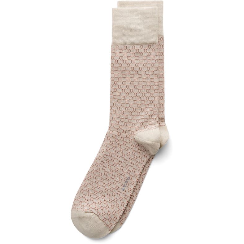 ECCO Classic Honeycomb Mid Cut (Beige)