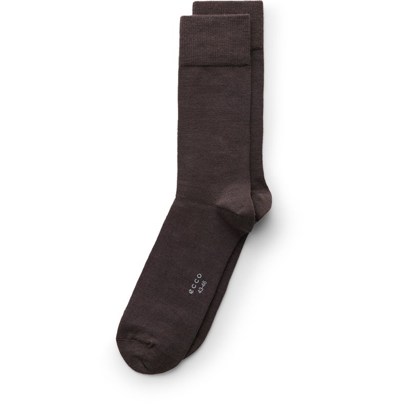 ECCO Classic Wool Mid Cut (Brown)