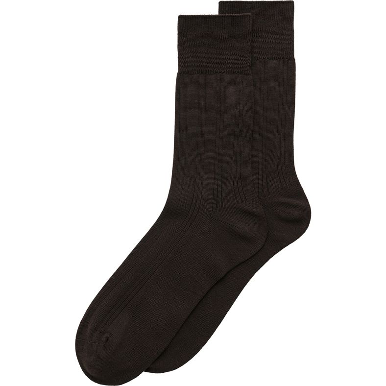 ECCO Classic Ribbed Mid-Cut (Brown)