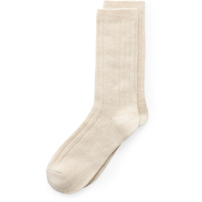 ECCO Hygge Ribbed Mid-Cut (Beige)