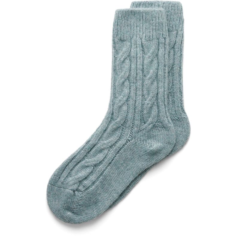 ECCO Hygge Cable Knit  Mid-Cut (Green)