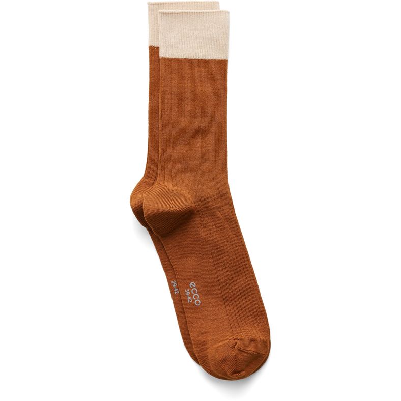 ECCO Vibe Ribbed Colour Cuff M (Brown)