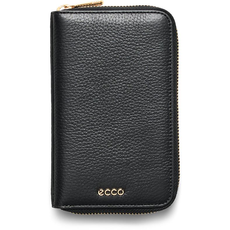 ECCO Wallet Zipped (Nero)
