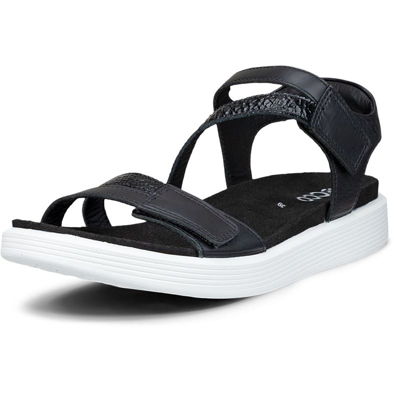 ECCO SOFT SANDAL W (Black)