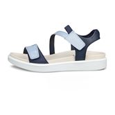 ECCO SOFT SANDAL W (Blue)