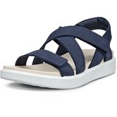 ECCO SOFT SANDAL W (Blue)