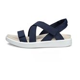 ECCO SOFT SANDAL W (Blue)