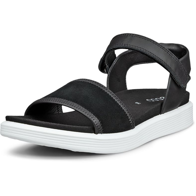 ECCO SOFT SANDAL W (Black)