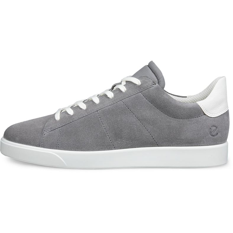 Ecco Street Tray M, Grey Suede, Size 9–9.5 (EU 43), Men\'s Ecco | Shoes | Ecco Mens Street Tray Gray Fashion Sneaker Eu  main image 2