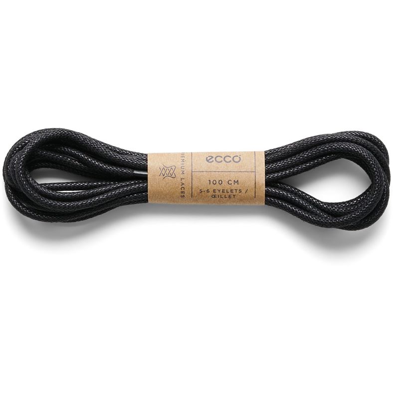 ECCO Round Laces (Black)