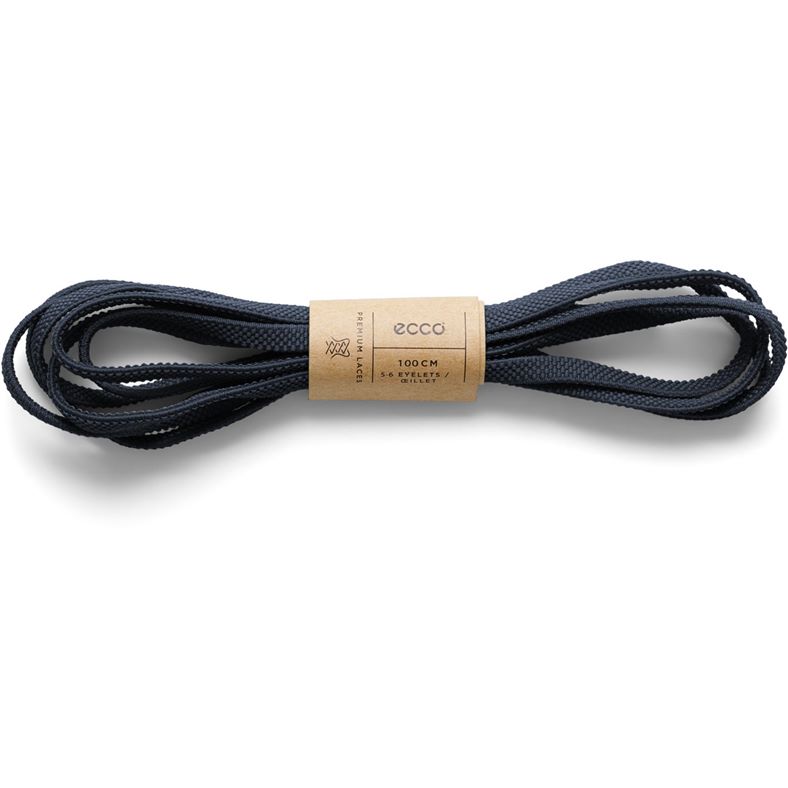 ECCO Elastic Flat Laces (Blue)