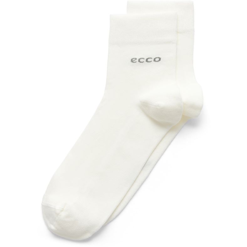 ECCO Longlife Ankle Cut (White)