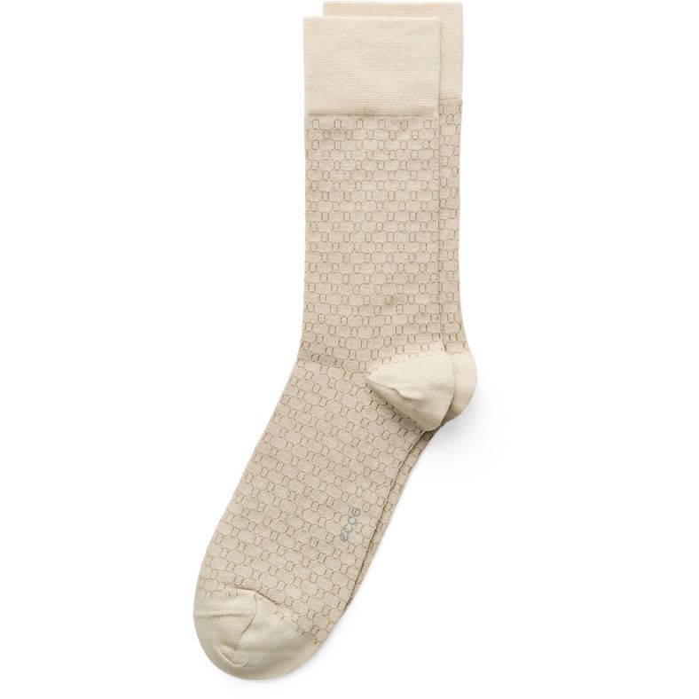 ECCO Classic Honeycomb Mid Cut (Beige)