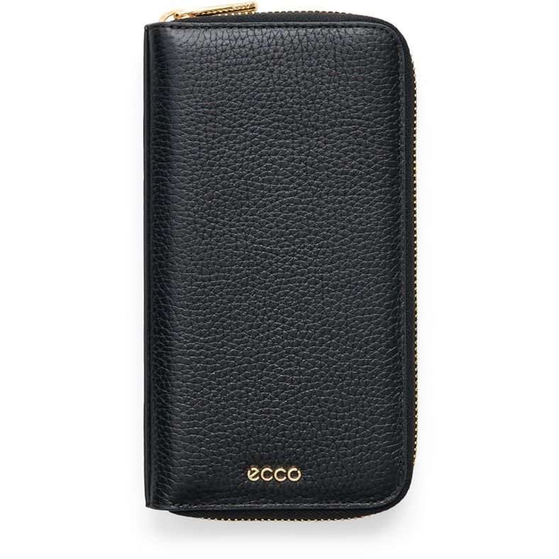 ECCO Wallet Zipped (Black)