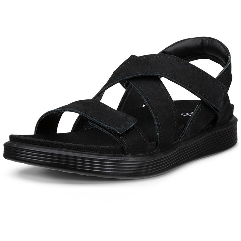 ECCO SOFT SANDAL W (Black)