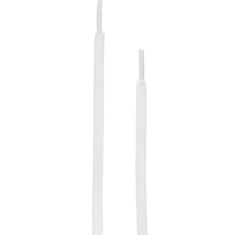 ECCO Elastic Flat Laces (White)