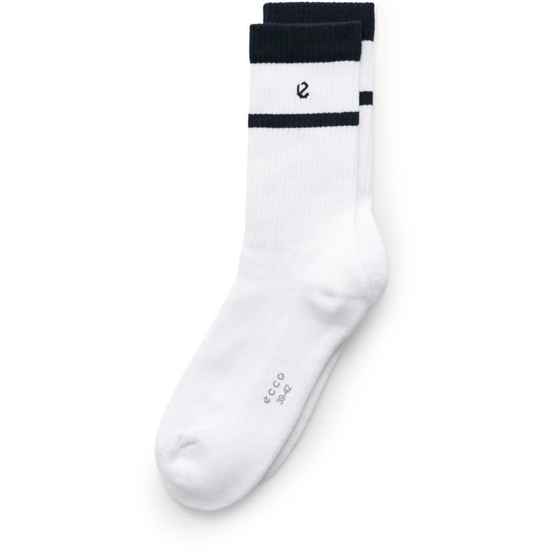 ECCO Retro Mid-Cut (White)