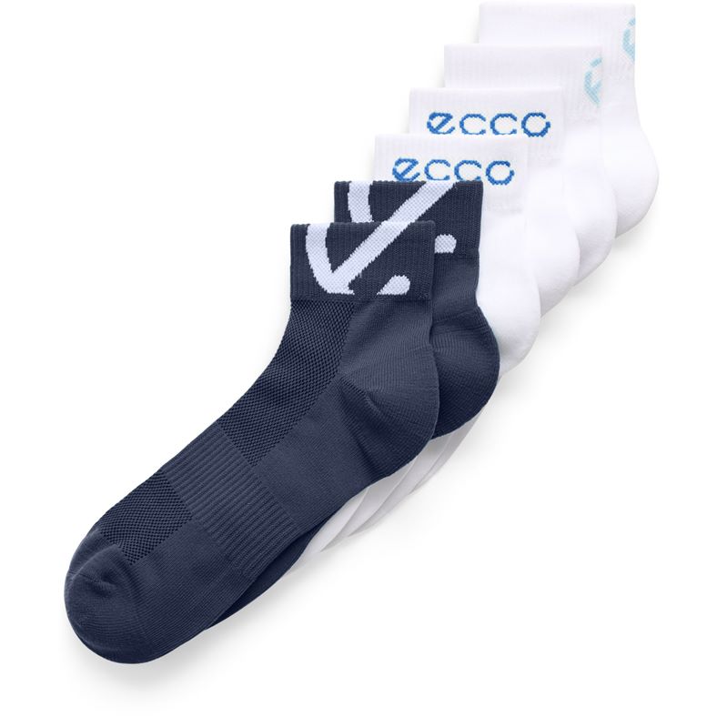 ECCO Active Everyday Ankle-Cut (White)