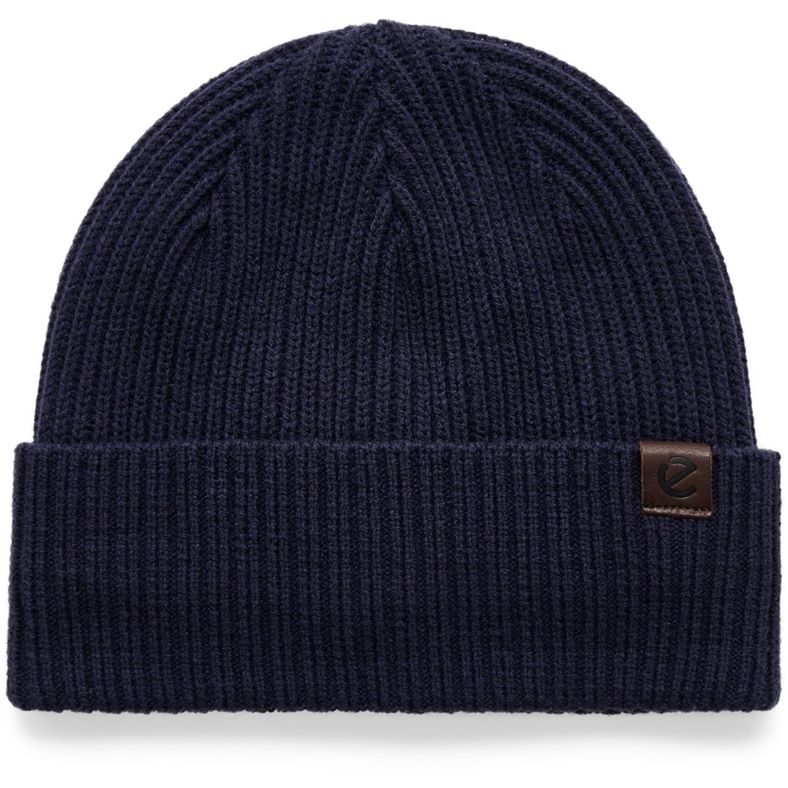 ECCO Men Chunky Beanie (Blue)