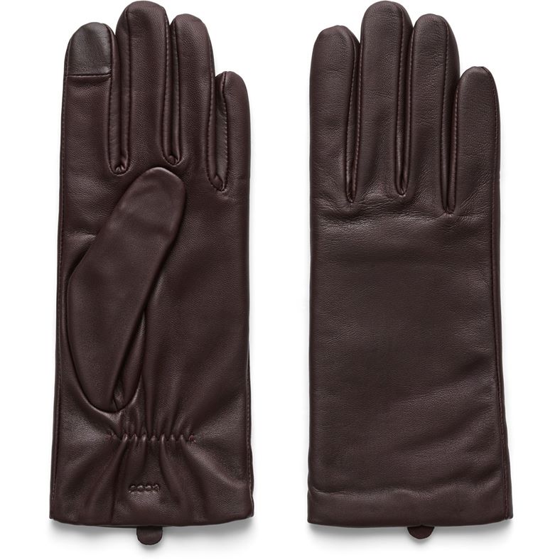 ECCO Gloves W Plain (Brown)