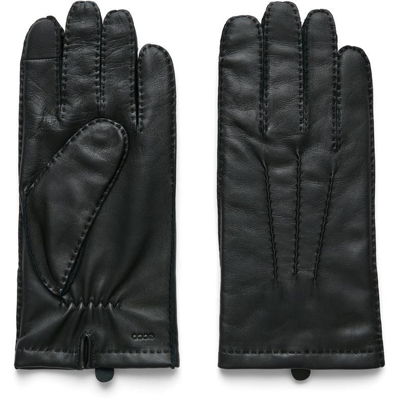 ECCO Gloves M Stitched (Black)