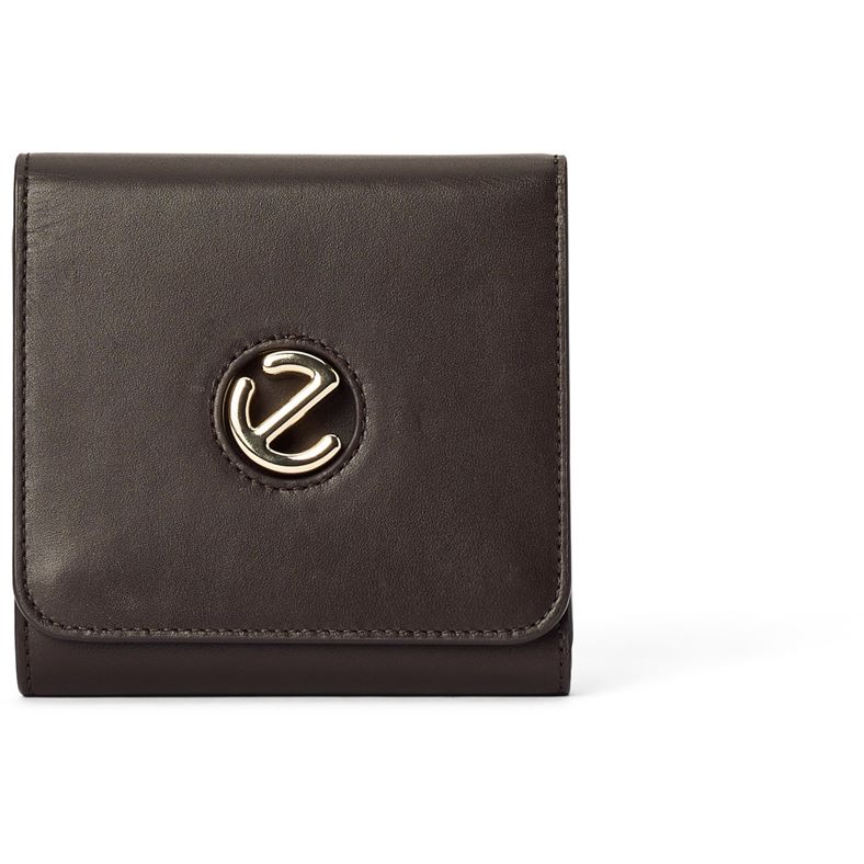 ECCO Wallet E Wave Lock (Brown)