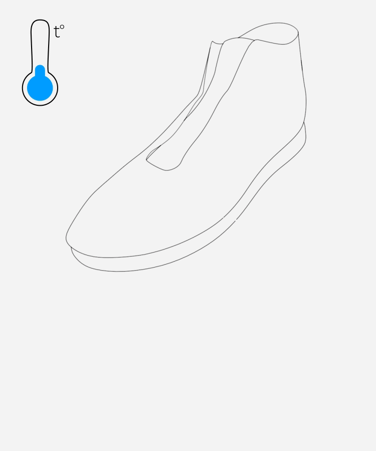 ECCO Support Thermal Insole Me (Negro)